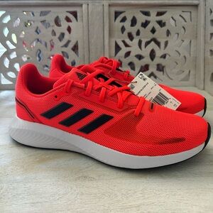 NWT ADIDAS MENS RUN FALCON 2.0 SOLAR RED 8.5 NEW RUNFALCON